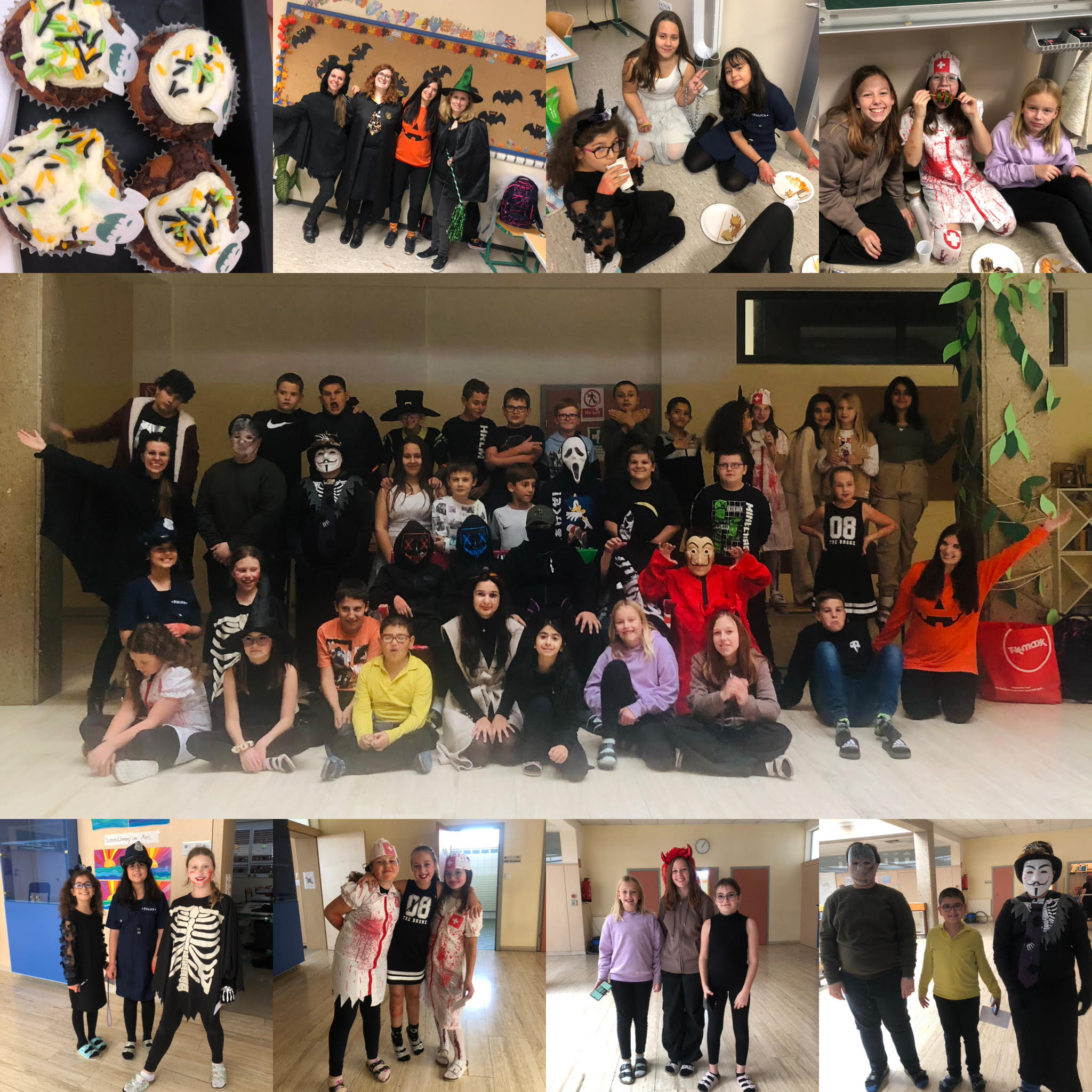 Halloweenparty Collage